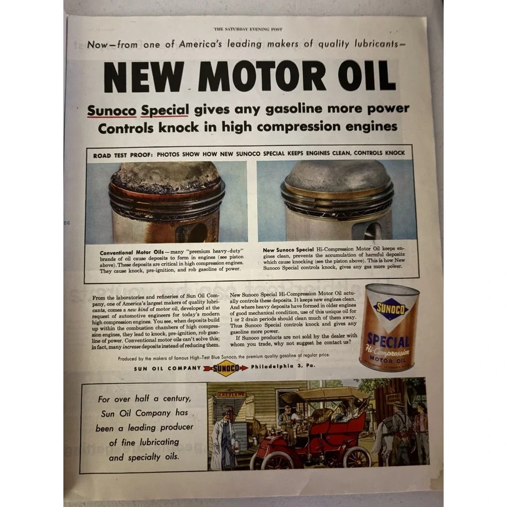 Saturday Evening Post Aug 21, 1954 Norman Rockwell - Polio Car Ads Republicans
